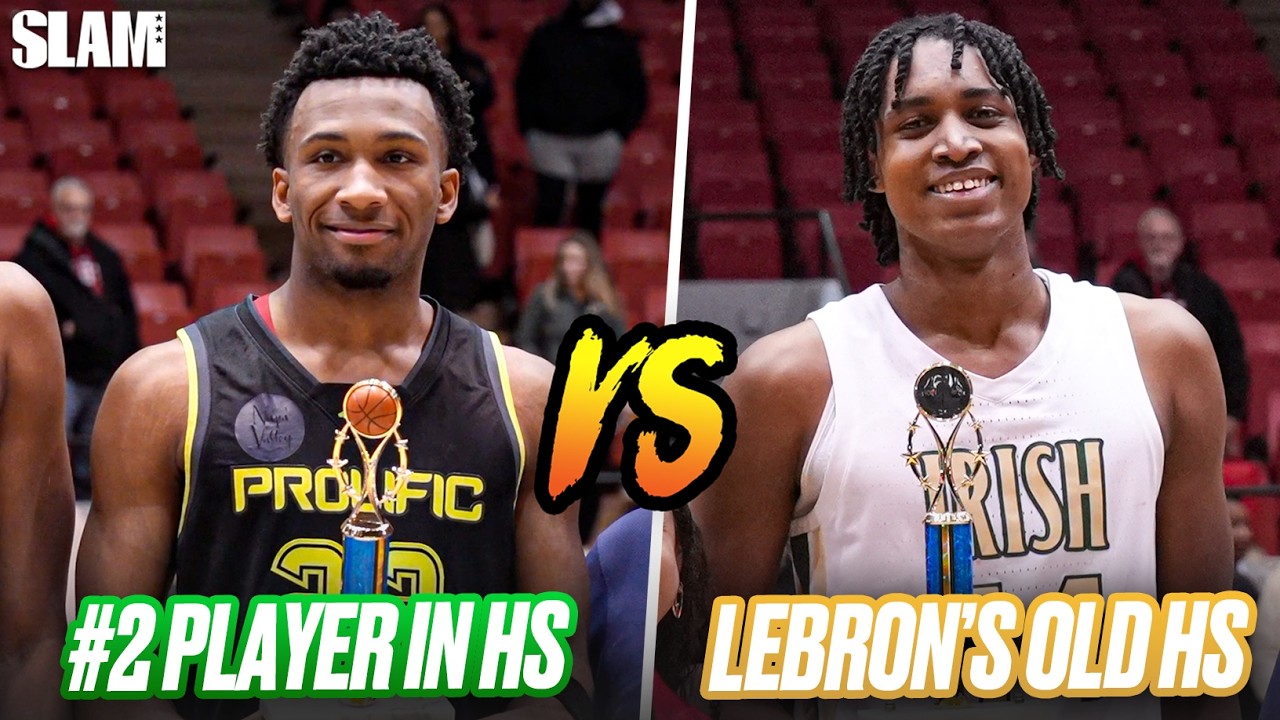 #2 Ranked Darryn Peterson 🆚 LeBron's Old HS! 🔥 | Prolific Prep vs St. Vincent-St. Mary 🚨