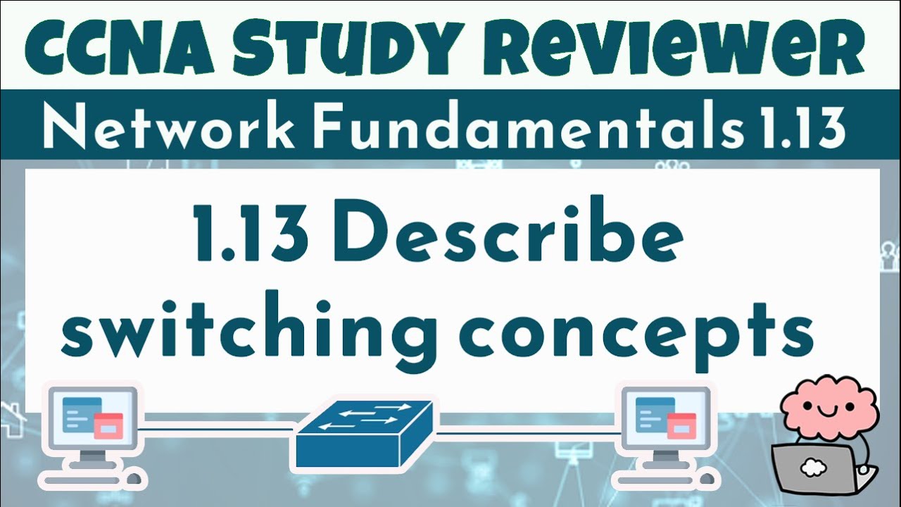 CCNA Study Reviewer -1.13 Describe switching concepts (with Flashcards)