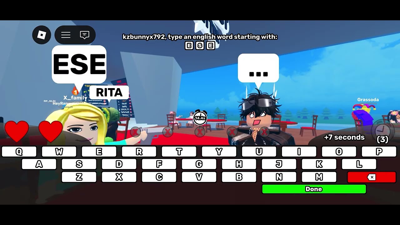 Last letter gameplay