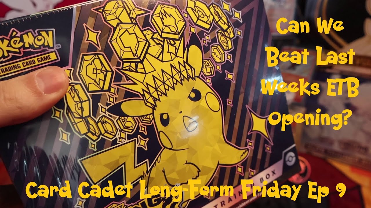 Can Lightning Strike Twice, or Will This Pokemon ETB Ground Us? - Card Cadet Long-Form Friday Ep 009