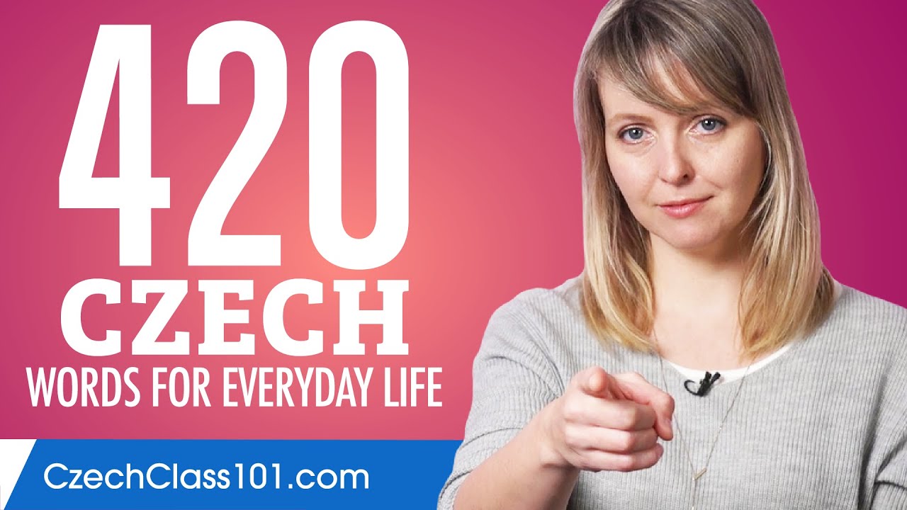 420 Czech Words for Everyday Life - Basic Vocabulary #21