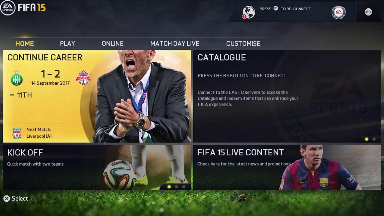 FIFA 15 Career Mode  (PS5)
