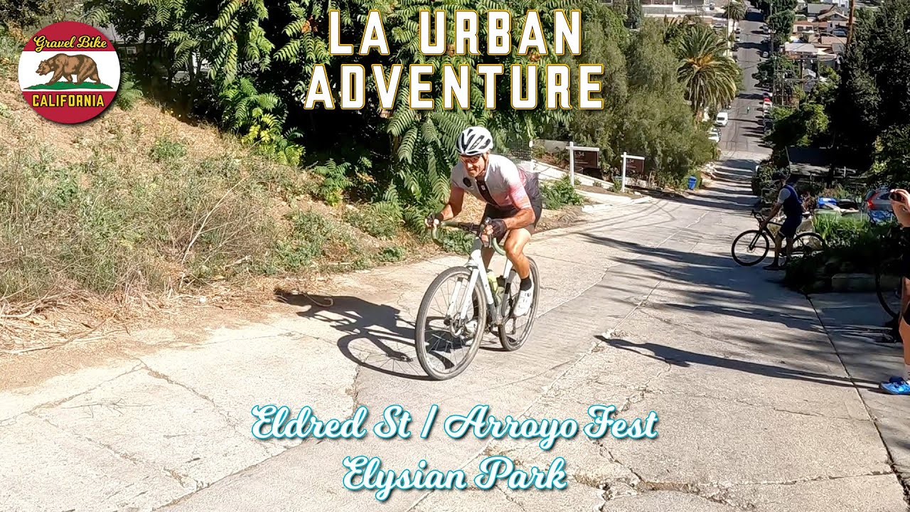 Send It LA Urban Adventure(4K): Arroyo Fest / Elysian Park / Steepest Street in LA (Eldred St.)