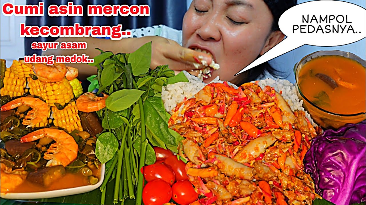 CUMI ASIN MERCON KECOMBRANG ,SAYUR ASAM UDANG MEDOK 🤤‼️