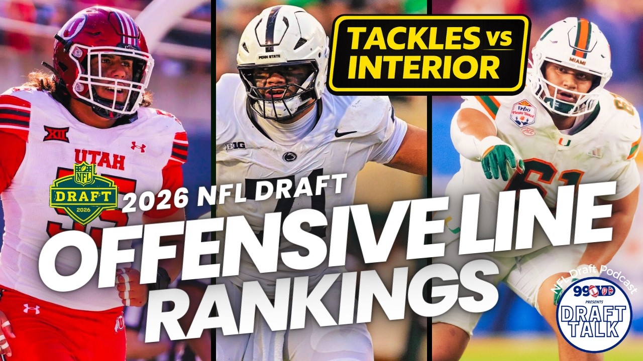 Ranking the Top Offensive Linemen in the 2026 NFL Draft | Tackles vs Interior Debate