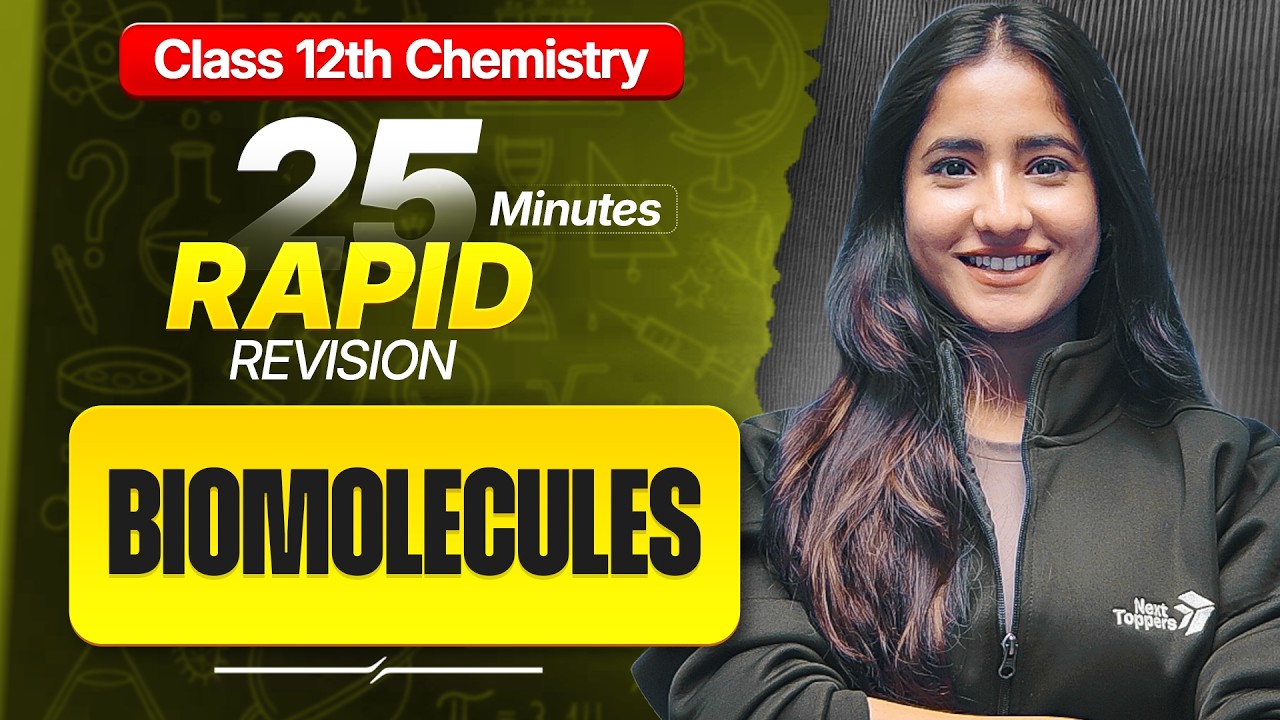 Biomolecules Class 12 Chemistry One Shot in 25 Mins | 12th Chemistry Chapter-10 Important Questions