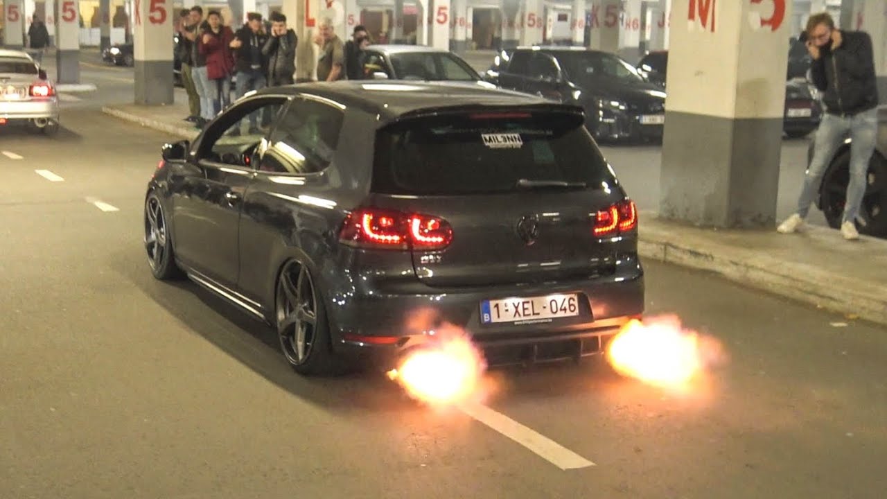 CRAZY Night Meet by Rupteur 2.8 | Extreme FLAMES & BANGS, Burnouts, Accelerations, Revs..