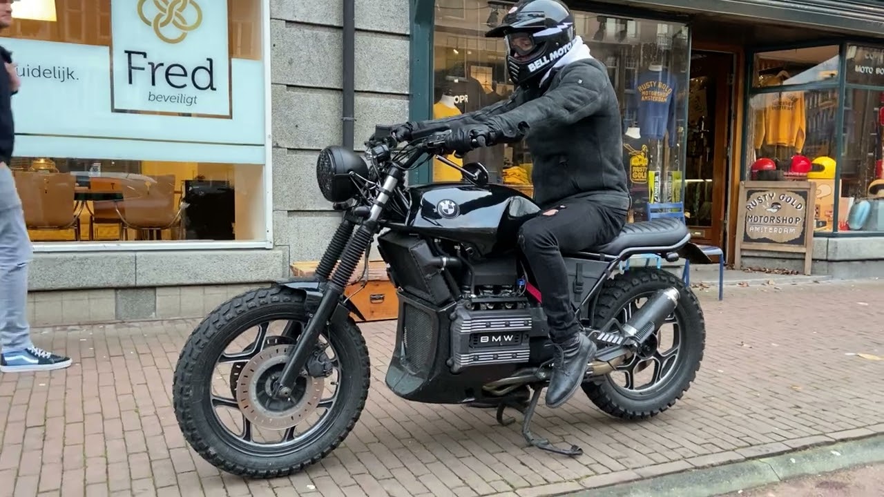 Rusty Gold Moto Catwalk: BMW K75 Custom ♣️♠️