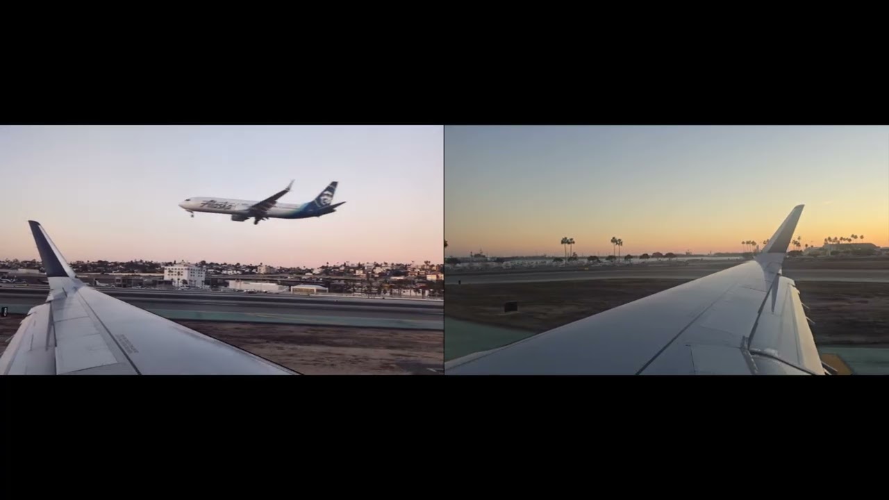 Takeoff from San Diego to MSP, 03dec2025 (both sides of aircraft)
