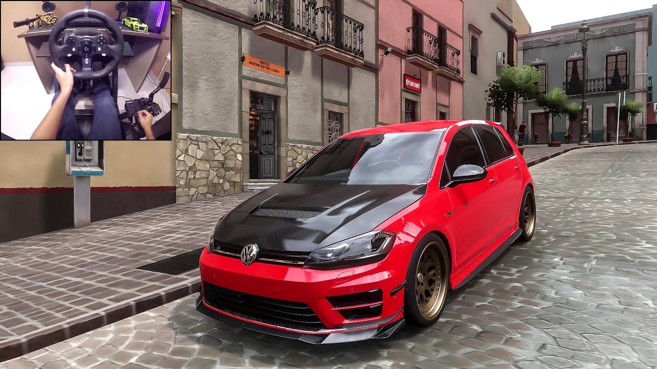 500HP Volkswagen Golf R - Forza Horizon 5 | Logitech g920 gameplay