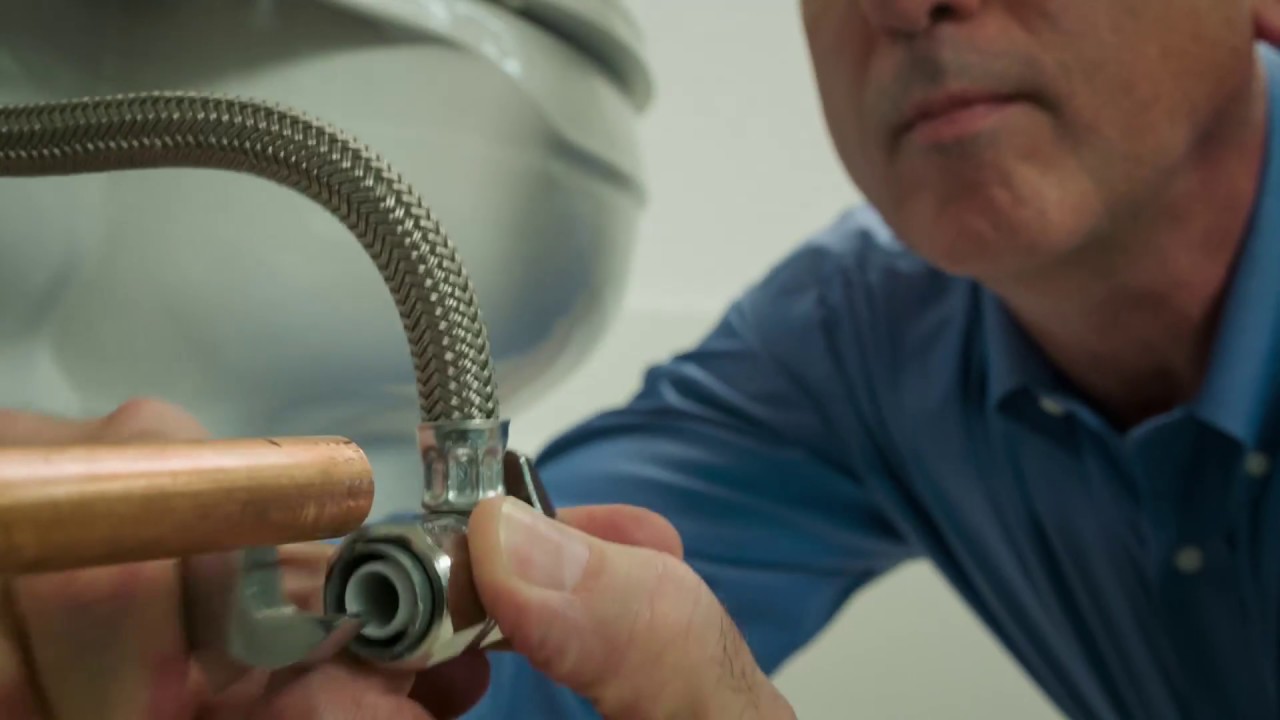 How to Install a BrassCraft® SpeediOne One-Piece Water Supply