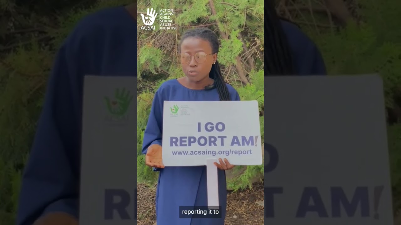 Spread the Word, Online Child Sexual Abuse is a crime! Report CSAM to www acsaing.org/report.