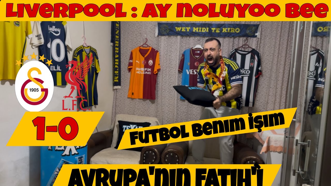 Delil Reis Galatasaray 1-0 Liverpool Tepki Videosu - Tebrikler Galatasaray - #keşfet #galatasaray 