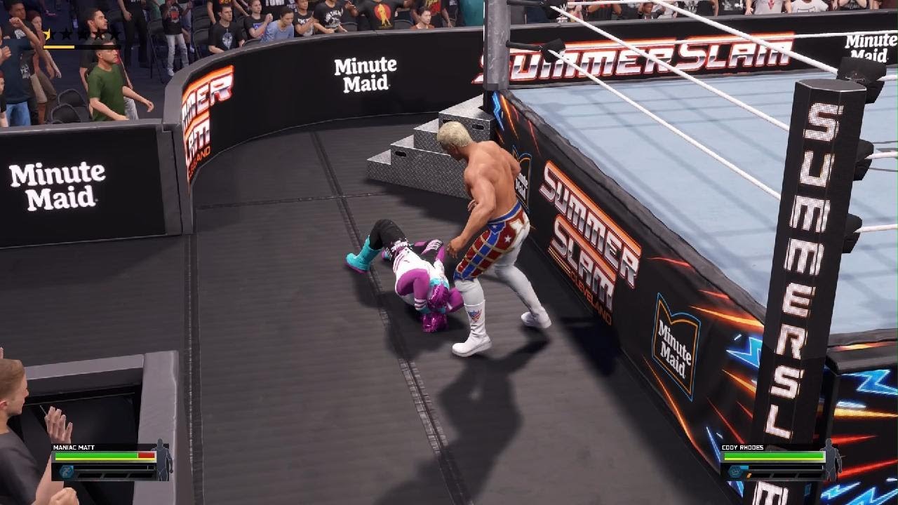 WWE 2K25 Maniac MattVersus Cody Rhodes.