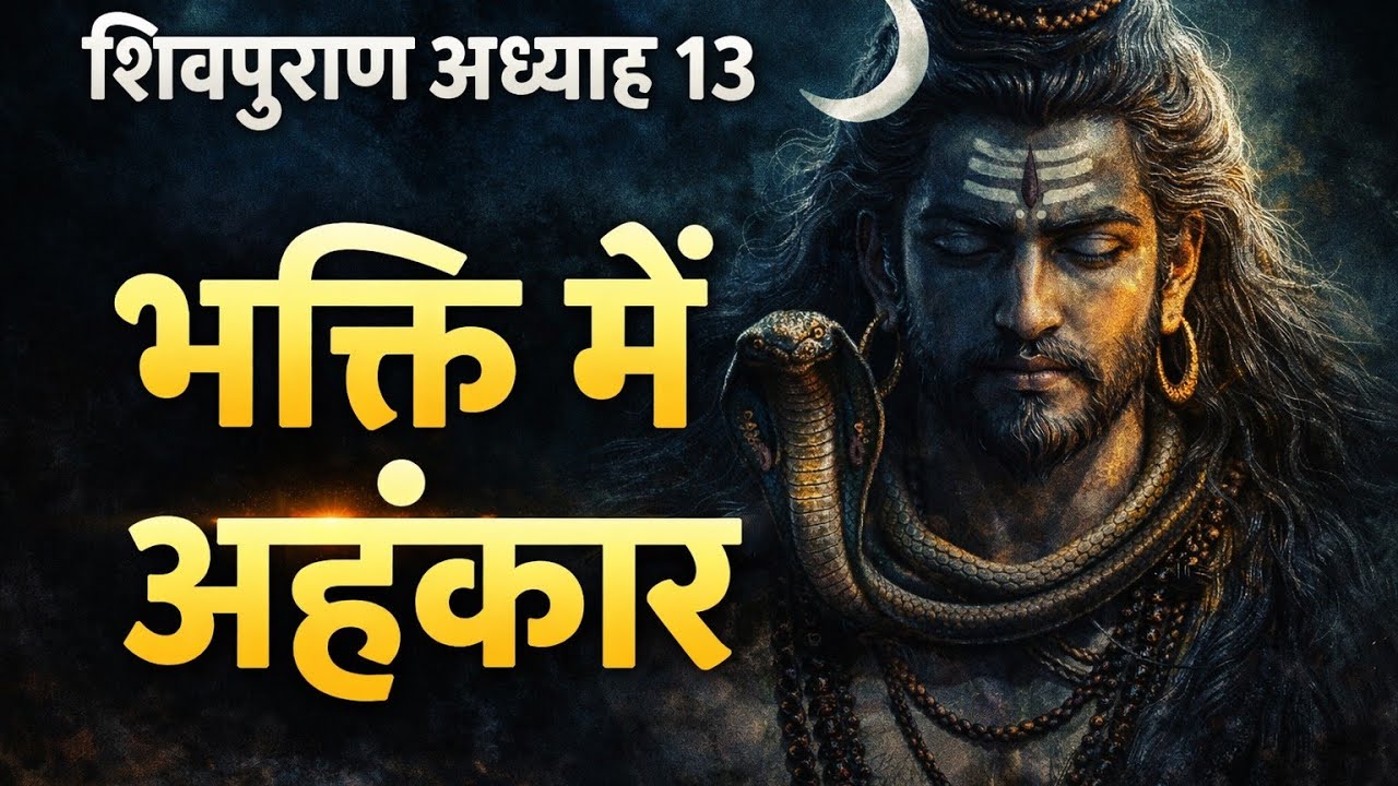 शिवपुराण अध्याय 13 | भक्ति में अहंकार क्यों विनाश का कारण बनता है | शिवकथा