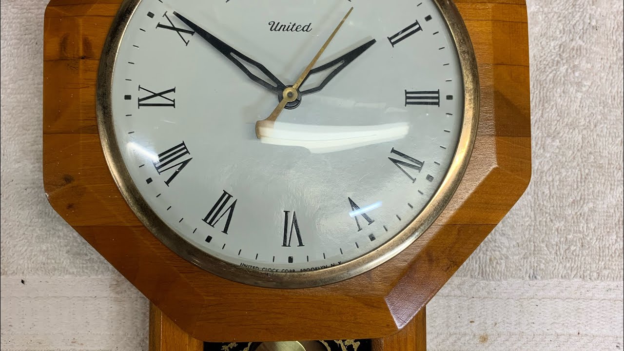 Repair of a noisy United Electric Pendulum Wall Clock