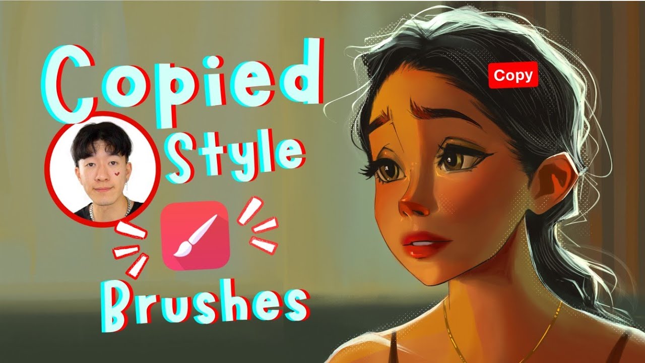 Shade like samdoesart on phone😱 with infinite painter brushes 😎