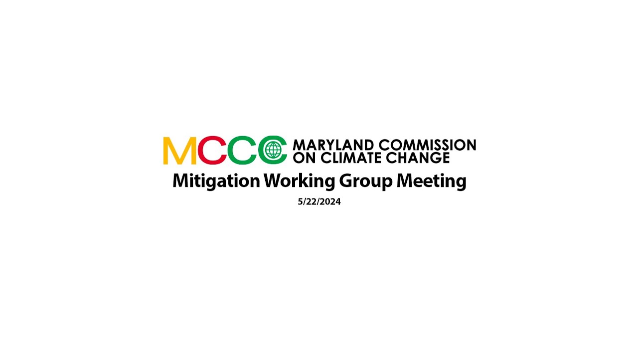 Mitigation Working Group Meeting - 5/22/2024