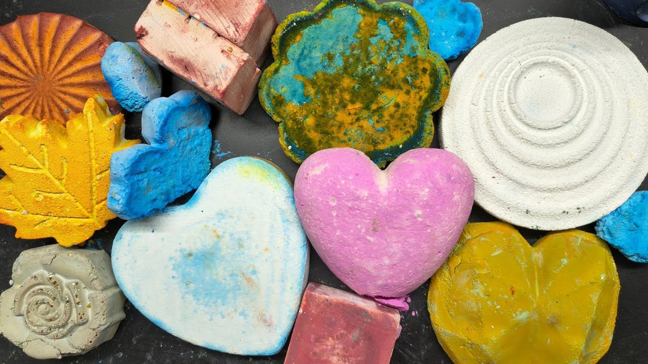 Variety of chalk reforms | gym chalk asmr