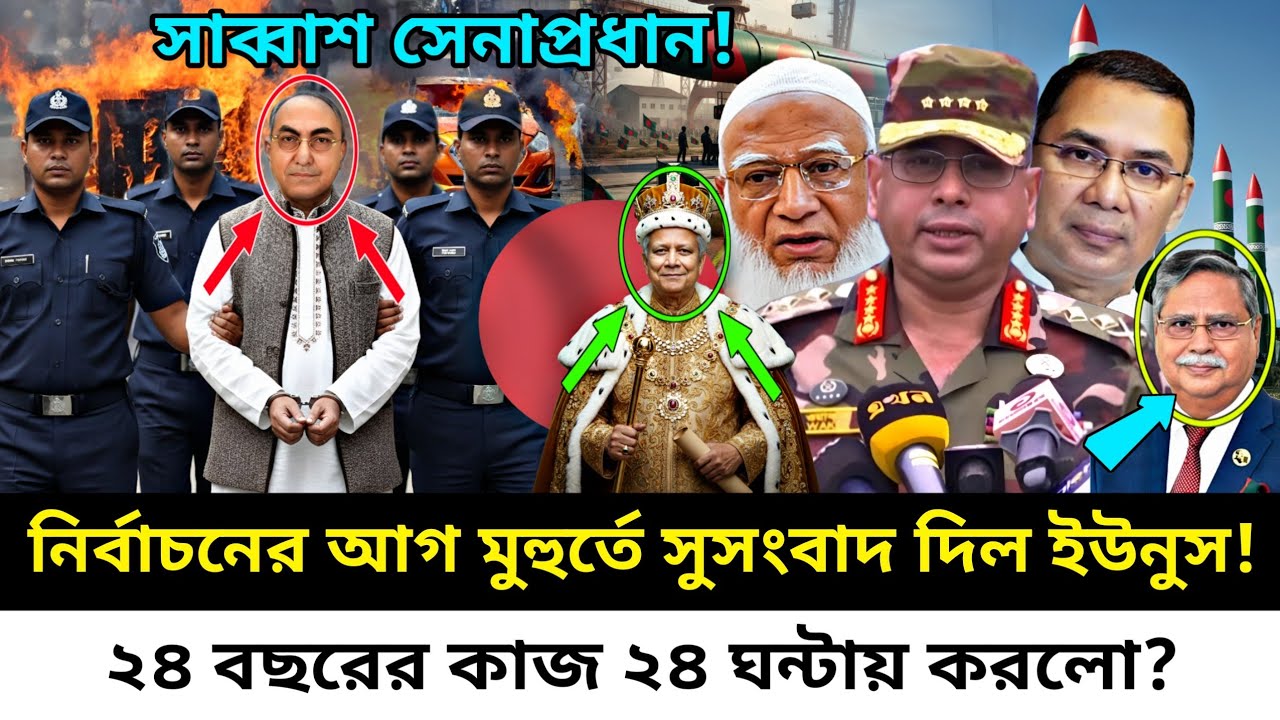 Ajker Bangla Khobor 6 Feb 2026 | Bangla Khobor #UpdateNewsBD #dryounus #ajkerkhobor #ajkernews #bnp