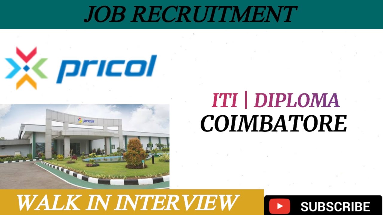 Pricol Limited Job vacancy||Coimbatore Jobs||Mnc Jobs||Jobs Tamizha||Freshers Jobs||Permanent Jobs||