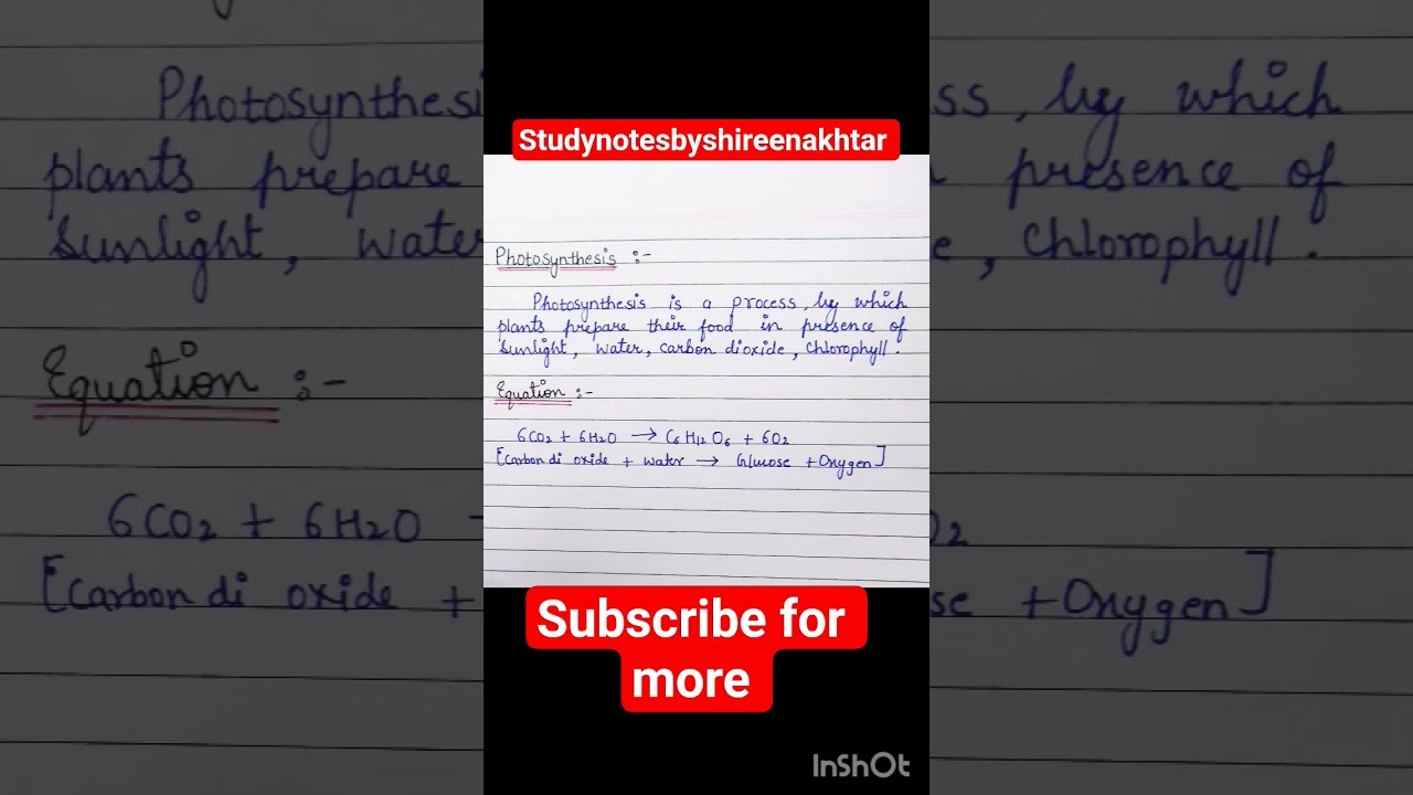 What is Photosynthesis? Definition of Photosynthesis|Photosynthesis Answer|Photosynthesis Reaction.