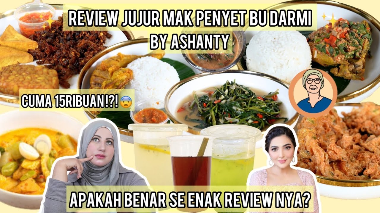 TASYI REVIEW RESTORAN ARTIS: MAK PENYET BU DARMI BY ASHANTY | PENUH KEJUTAN!