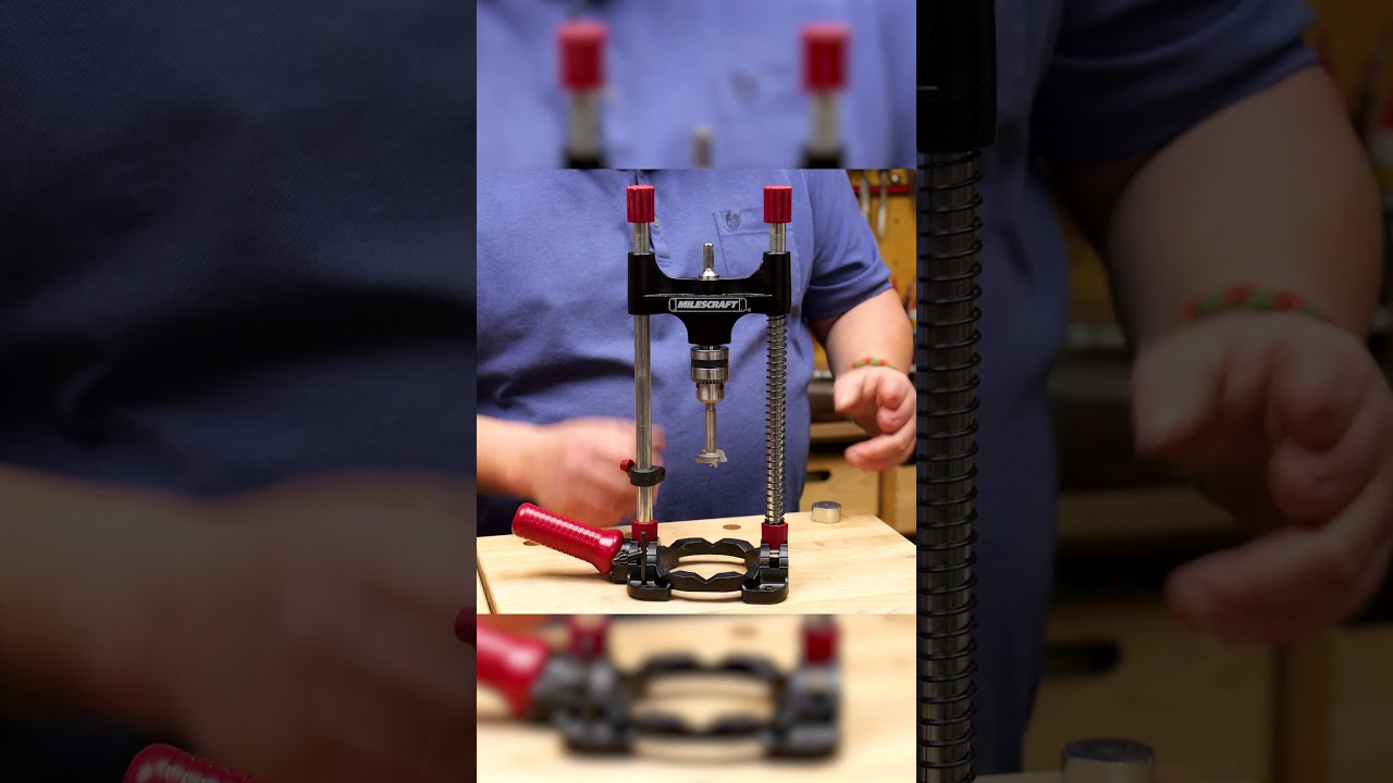 Um&iacute;te vrtat &scaron;ikmo? &Uacute;hlově staviteln&yacute; stojan na vrtačku / Milescraft drillmate / #woodworking #dilna