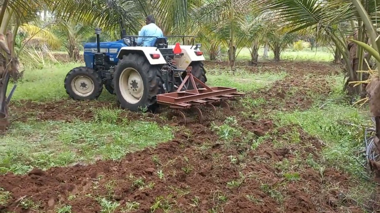 SWARAJ 744 FE 9 tyne cultivator performance