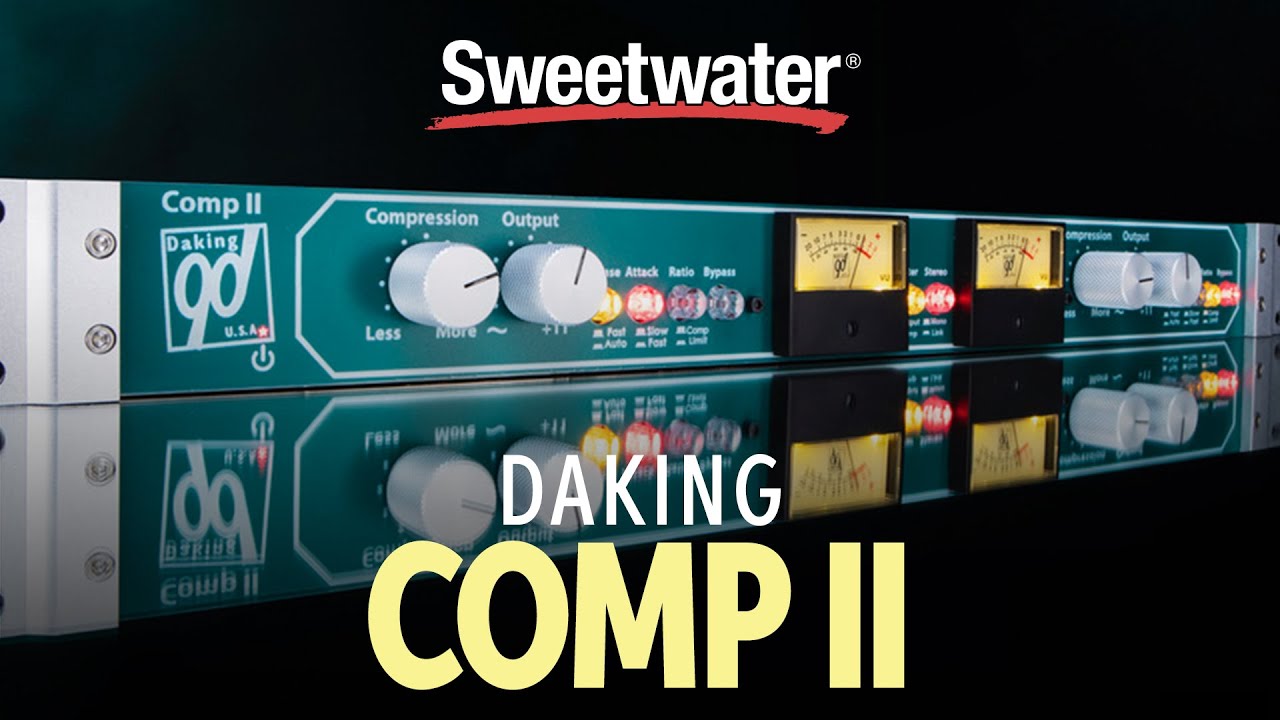 Daking Comp II Stereo VCA Compressor Overview