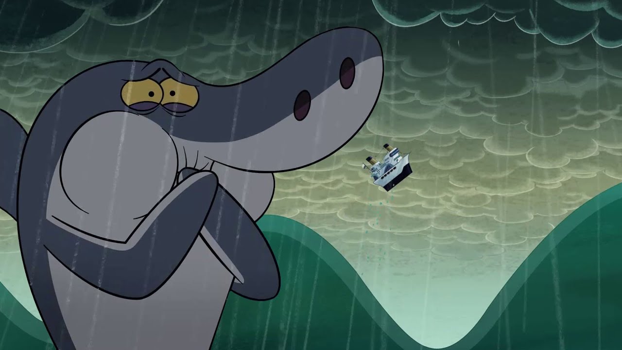 ZIG e SHARKO 🌴 Socorro! Como escapar da tempestade? | Desenho Animado em português