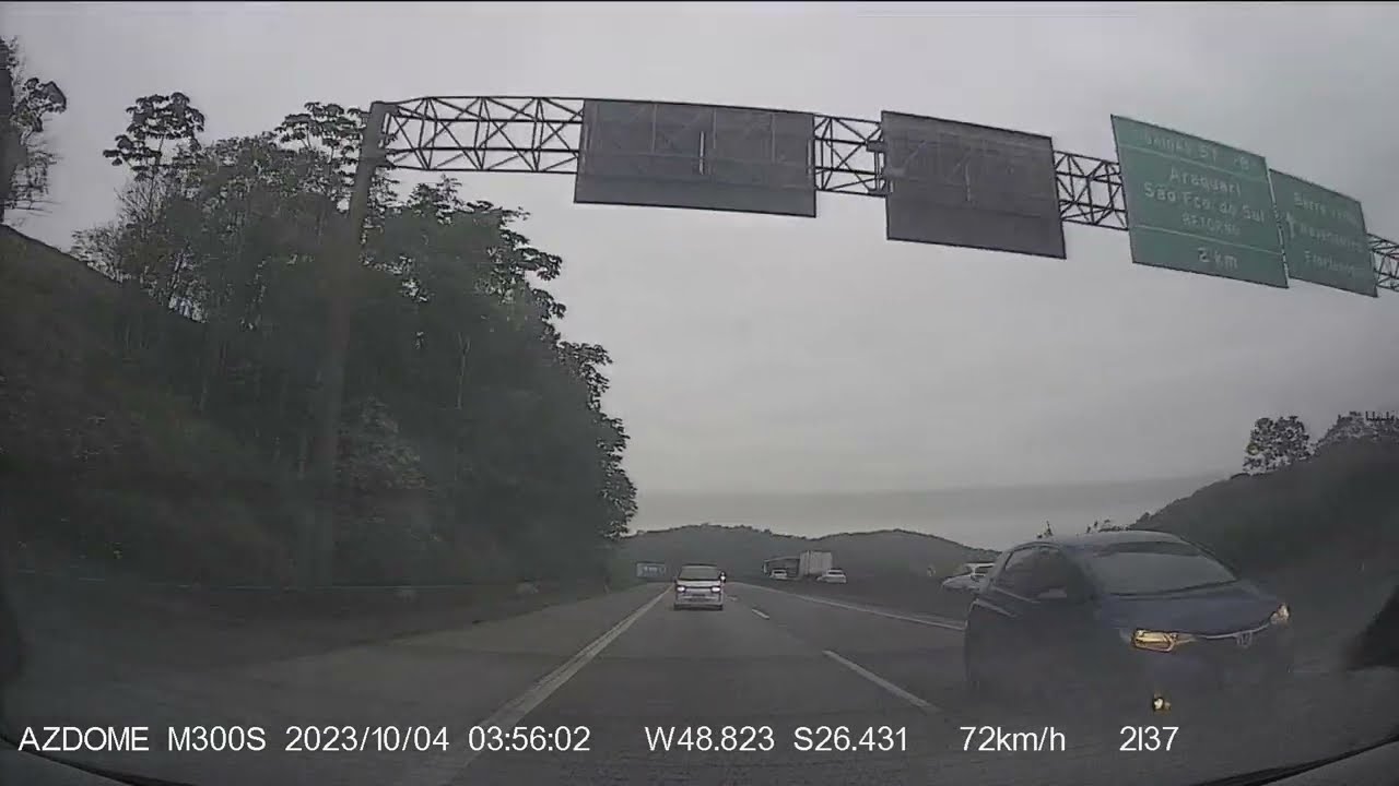 tr&acirc;nsito Rodovia BR 101 SC