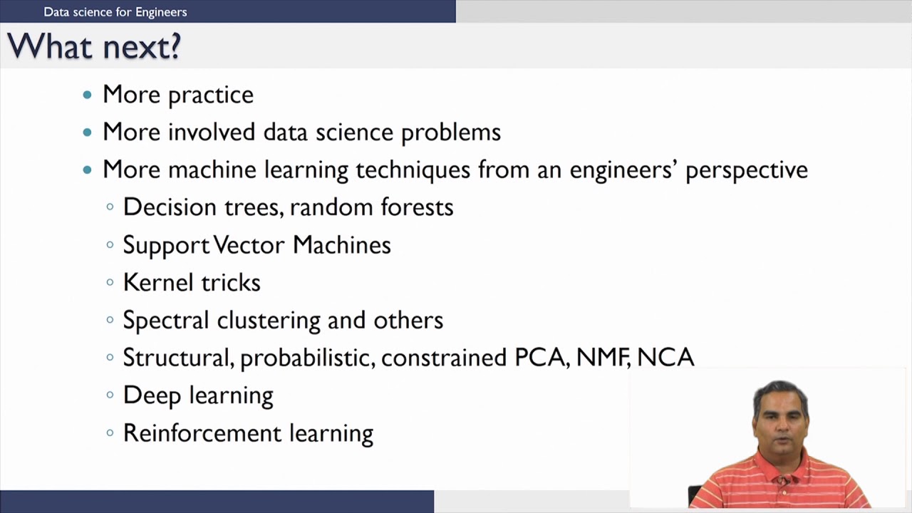 Data Science for engineers - Summary