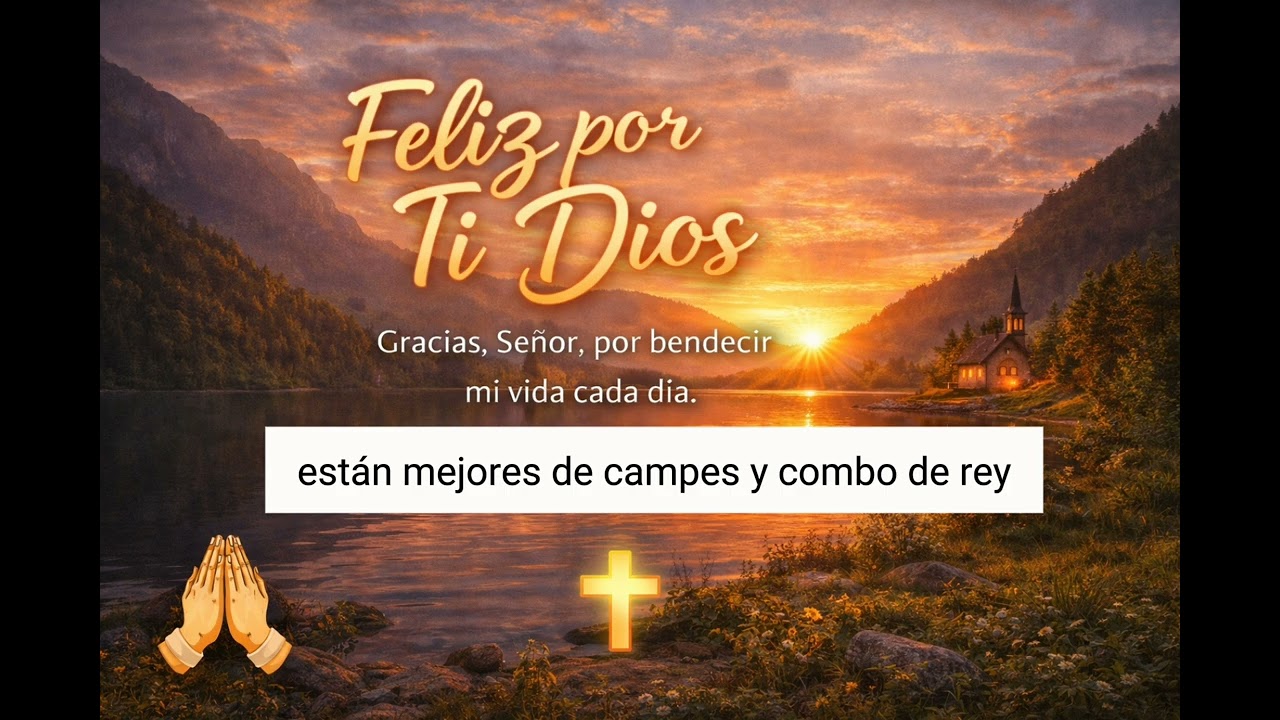 Reggaeton Cristiano 2026 🔥 Feliz por Ti Dios | Música Cristiana Urbana de Bendición