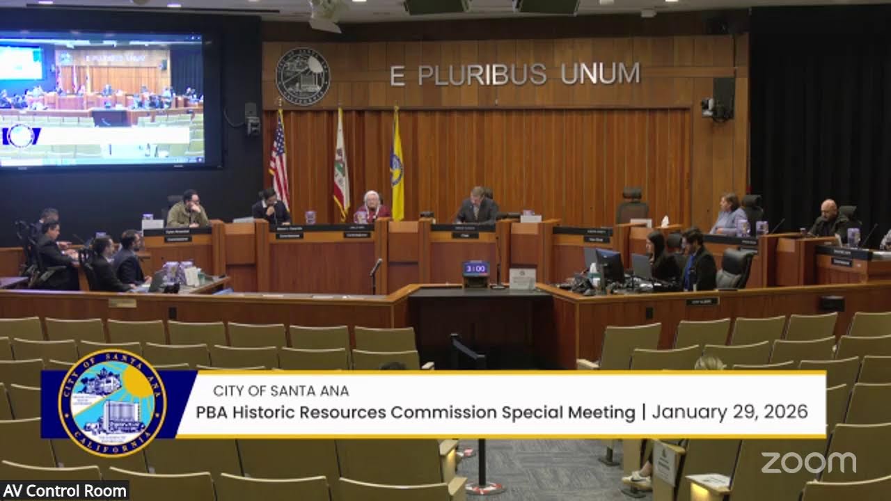 PBA Historic Resources Commission Special Meeting January 29, 2026