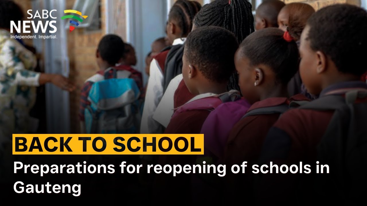 Back to school 2026 | Preparations for reopening of schools in Gauteng
