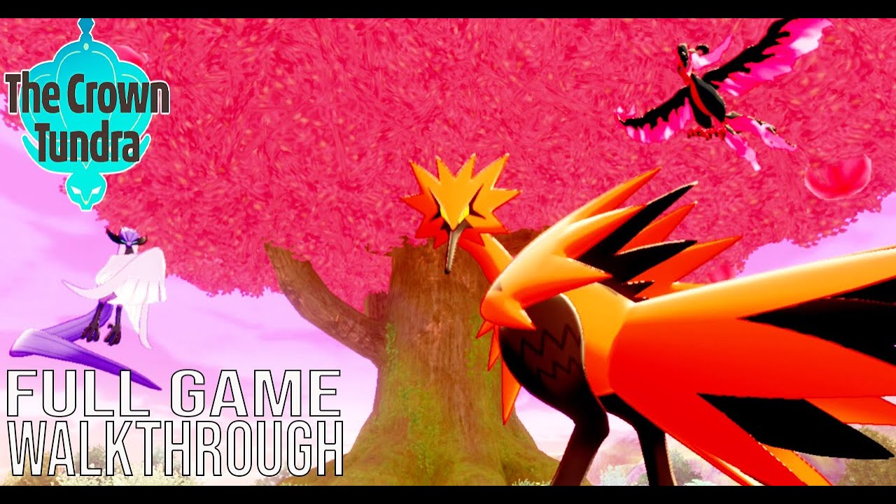POKEMONS CROWN TUNDRA Full Game Walkthrough - No Commentary (Pokemon Sword/Shield Crown Tundra Full)