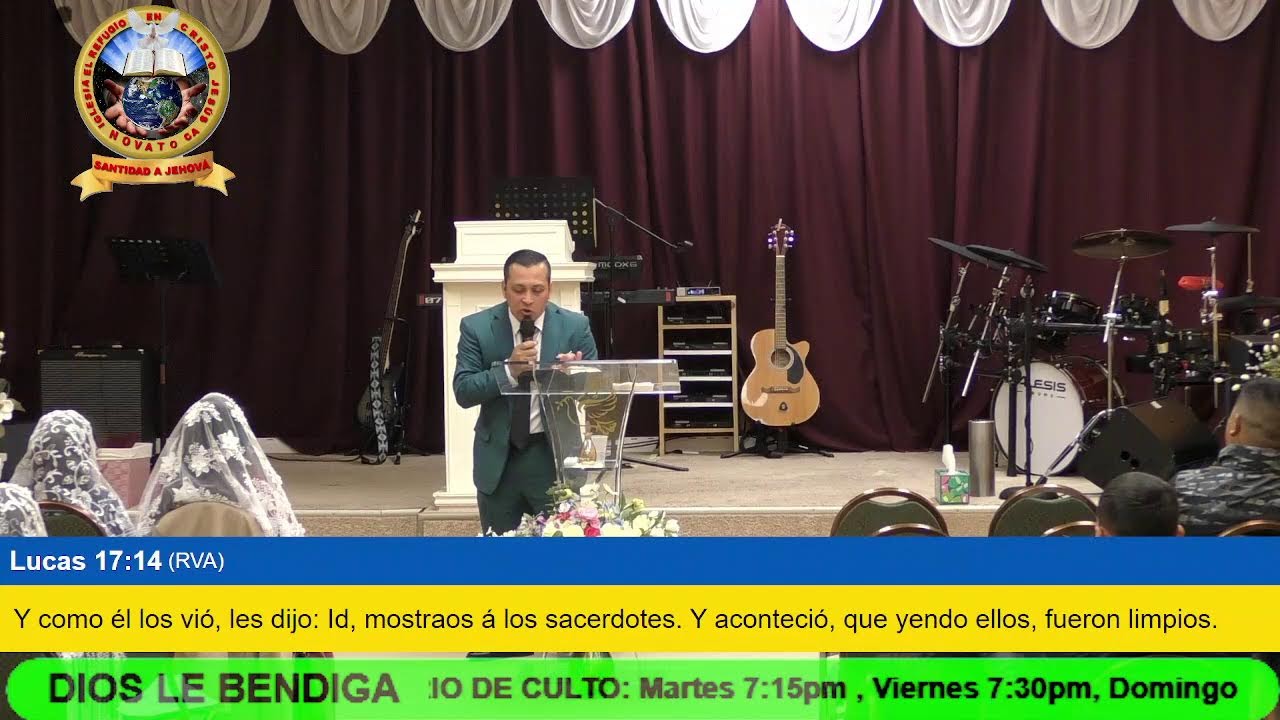 Culto dominical, predica hermano Francisco; tema //dad gracias a Dios en todo//