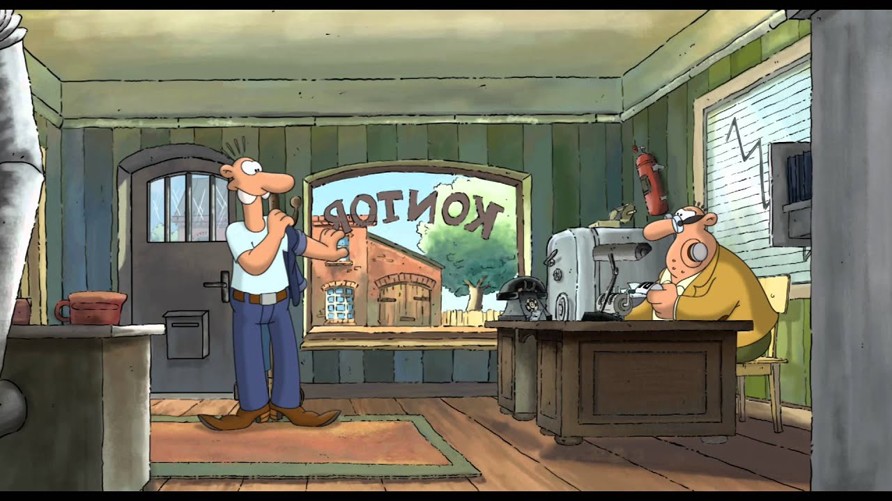 Filmclip: Werner und Meister R&ouml;rich im B&uuml;ro WERNER EISKALT (Kinostart: 23.Juni 2011)