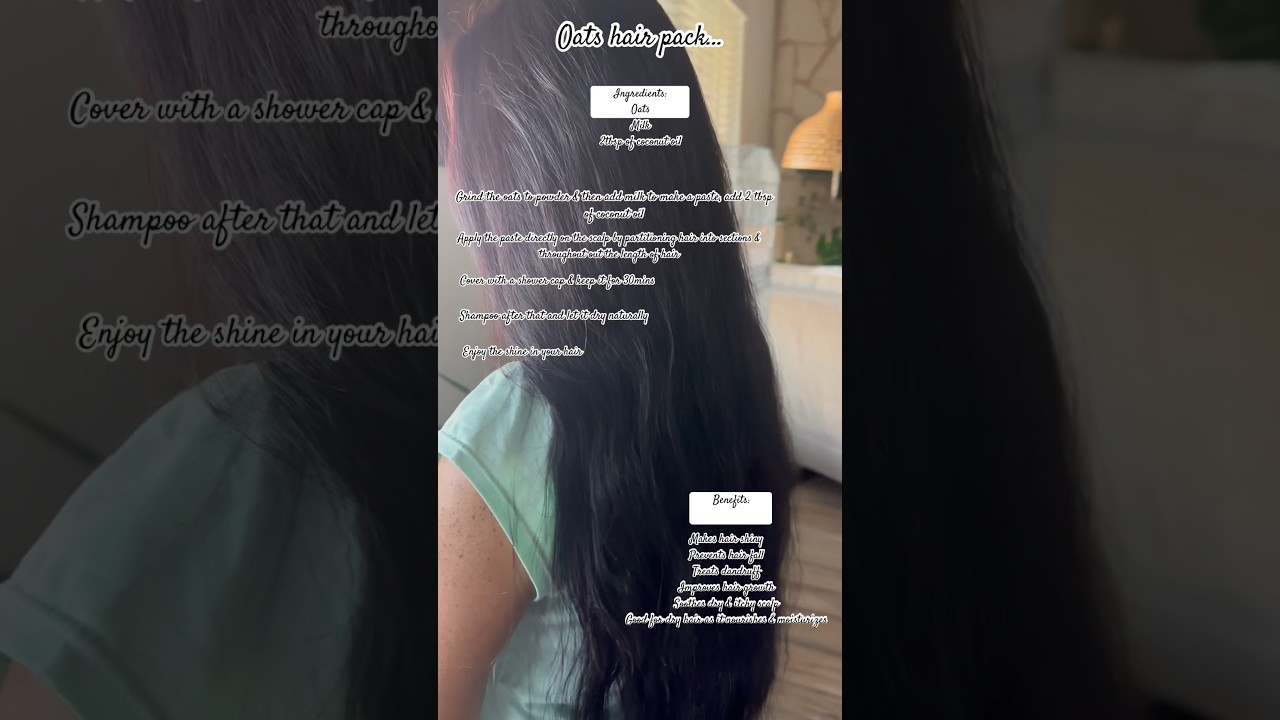 Oats Hair pack&hellip;#haircare #haircaretips #haircare #hairshorts #hairpack #hairgrowth #hairfallsolution