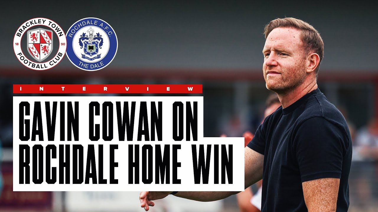 Interview: Gavin Cowan on Rochdale home win