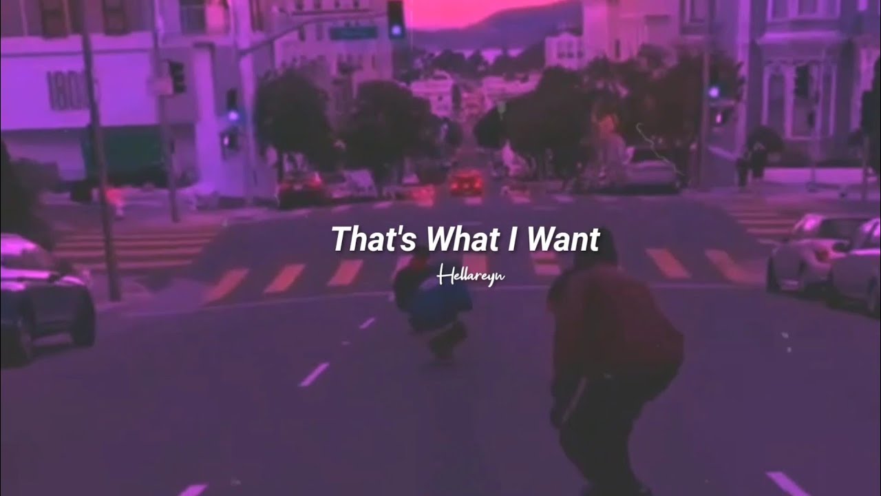 Lil Nas X - That's What I Want (Slowed + Reverb + Surround) ❥