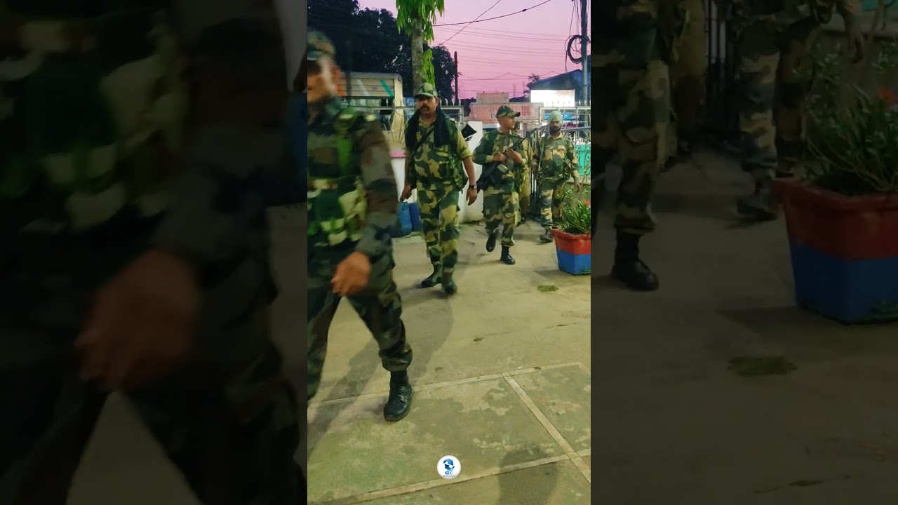 Powerful Indian Army Border Security force on duty time #bsf#motivation#status#dharmanagar#tripura