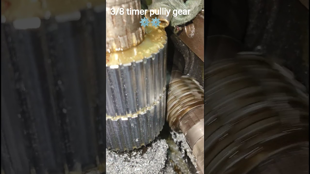 3/8 timer pulliy gear cutting 28 teeth 