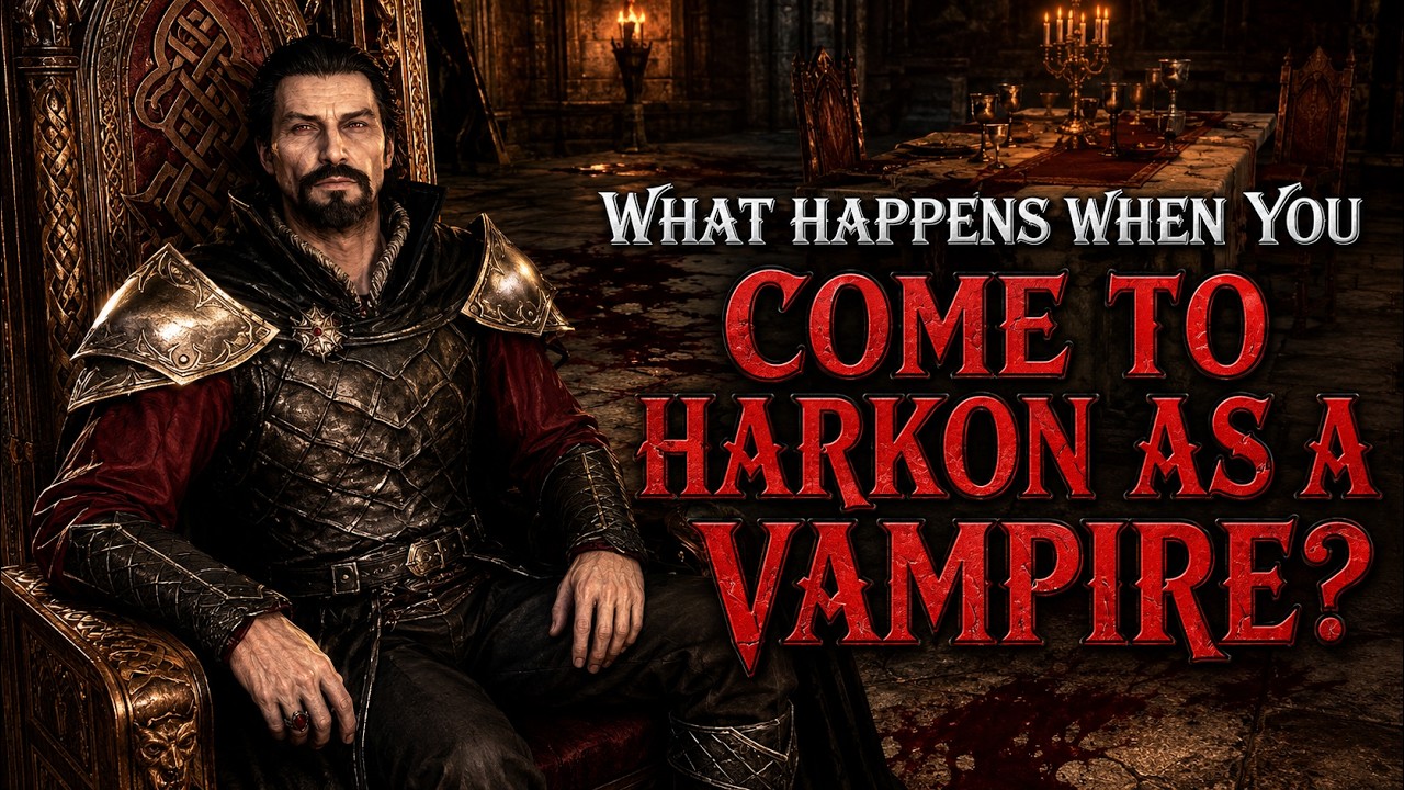 Skyrim - Meeting Harkon as a Vampire
