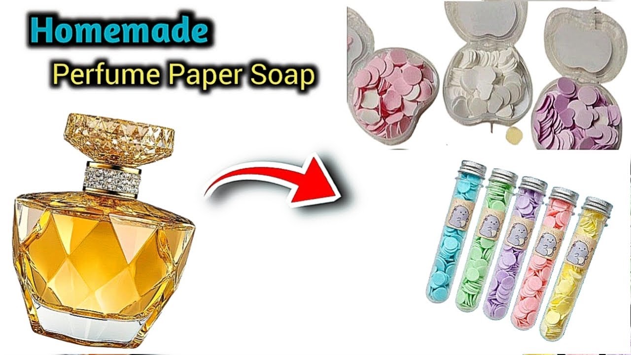 How to Make Paper Soap with Perfume 🌸 | DIY Scented Paper Soap Sheets | Easy & Budget