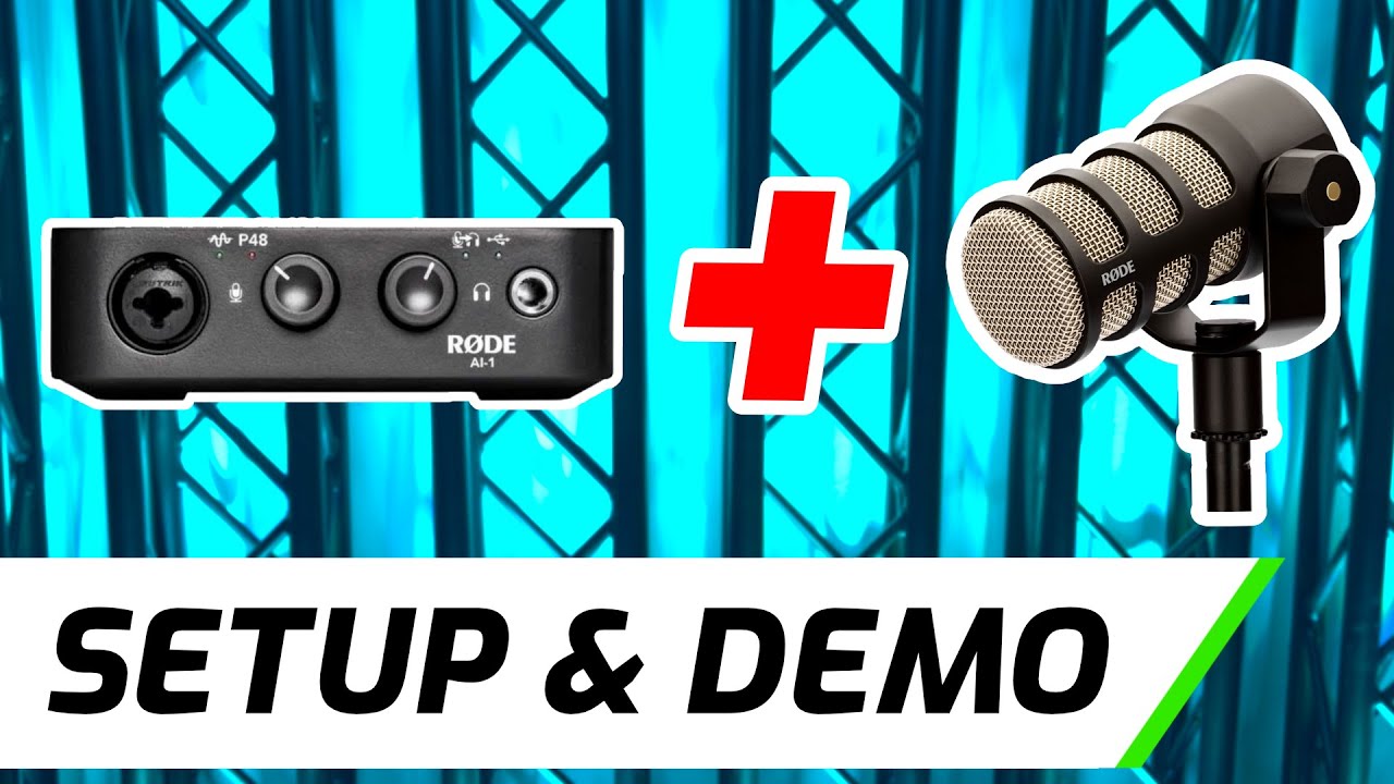 Rode AI-1 & Rode Podmic | Setup & Demo