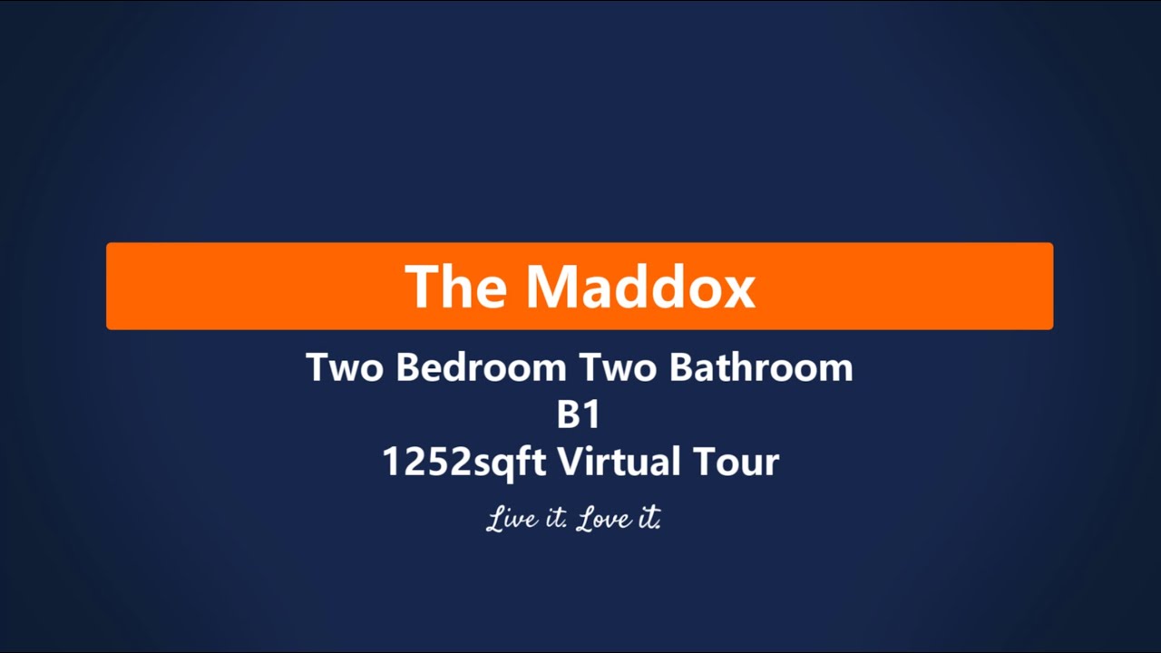 Duluth, GA Apartments The Maddox B1 1252sqft Virtual Tour