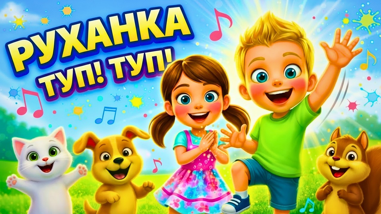 ДУБІ-БУБІ-БУМ 💃 Запальна руханка для дітей | Пісеньки українською