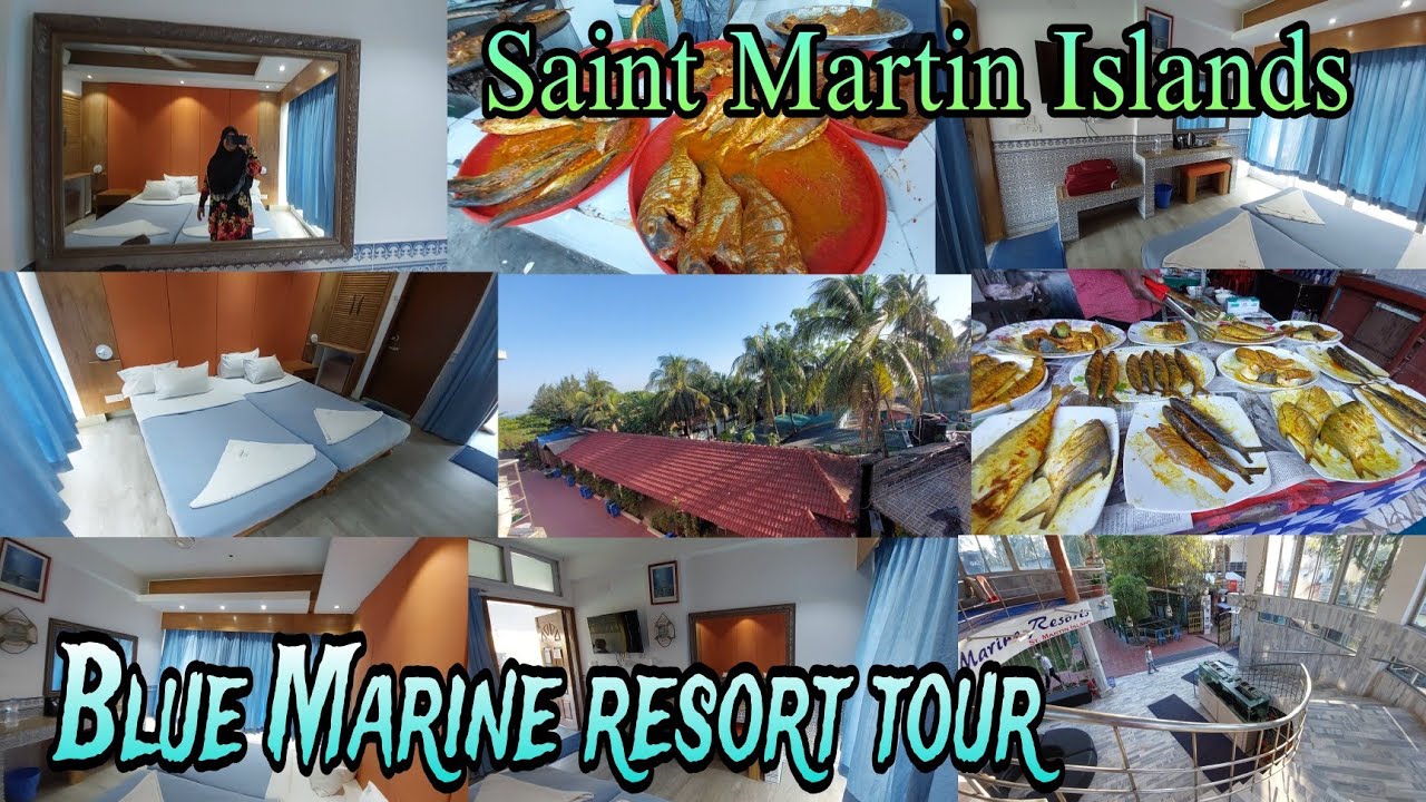 Saint Martin blue marine resort tour 🌊🏝 Family  tour at saint Martin island @Soniaakhterchowdhury